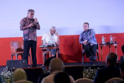 LPDP menyelenggarakan seminar sebagai rangkaian LPDP Festival yang mengangkat tema Indonesia Maju 2045: Sumber Daya Manusia, Industrialisasi, dan Kewirausahaan.