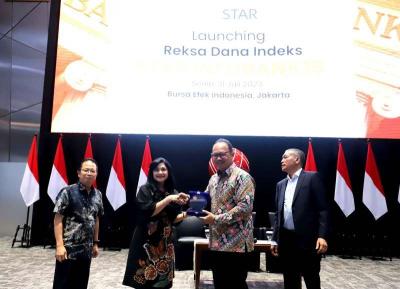 STAR Asset Management meluncurkan reksadana Indeks STAR Infobank15 di Bursa Efek Indonesia, Jakarta, Senin (31/7/2023).