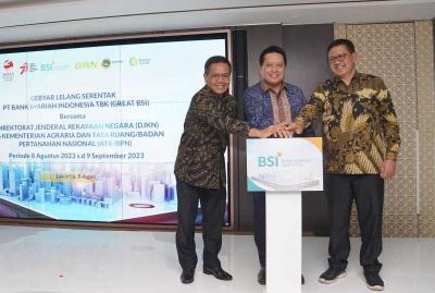 Gebyar BSI akan melelang 1.000 unit properti mulai 8 Agustus hingga 9 September 2023 dengan target penjaualan mencapai Rp150 miliar.