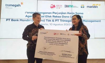 Bank Mandiri menghadirkan tiga reksa dana pilihan dari Trimegah yang dapat diakses melalui fitur Livin' Investasi di SuperApp Livin' By Mandiri.