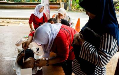 Pemerintah terus berupaya mempercepat penurunan angka stunting secara nasional yang menargetkan sebesar 14 persen di tahun 2024.