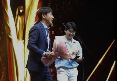 Pelatih Timnas Indonesia, Shin Tae-yong menjadi pemenang kategori pelatih olahraga terfavorit dalam ajang Indonesia Awards 2023.