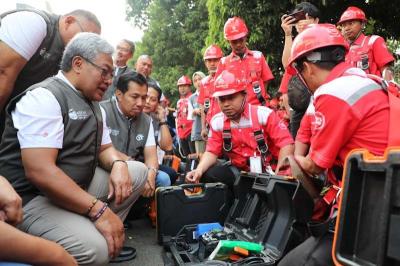 Jelang KTT ke-43 ASEAN di Jakarta, Telkom menggelar Apel Kesiapan Kerja untuk memastikan kesiapan infrastruktur jaringan dan layanan.