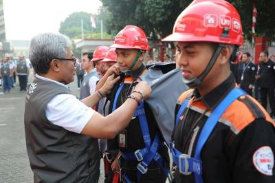 Jelang KTT ke-43 ASEAN di Jakarta, Telkom menggelar Apel Kesiapan Kerja untuk memastikan kesiapan infrastruktur jaringan dan layanan.