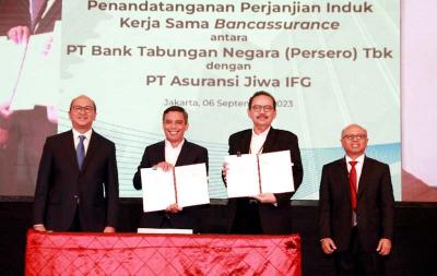 IFG Life dan BTN meningkatkan kerja sama untuk memasarkan produk bancassurance dengan menyasar pangsa pasar nasabah debitur KPR dari Bank BTN.