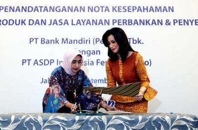 Melalui kolaborasi ini, ekosistem ASDP dapat memanfaatkan berbagai keunggulan layanan perbankan milik Bank Mandiri.