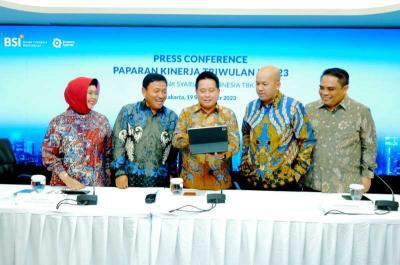 BSI mencatatkan pertumbuhan laba sebesar 32,41% menjadi Rp2,82 triliun dibanding periode yang sama tahun lalu.