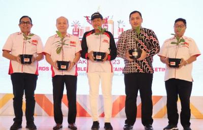 Indonesia Marketing Association (IMA) memberikan Penghargaan UMKM Award 2023 untuk kategori pariwisata dan umum.