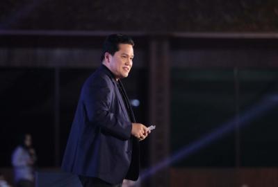 Menko Kemaritiman dan Investasi Ad Interim yang juga Menteri BUMN Erick Thohir membuka acara The Asian Creative & Digital Economy Youth Summit (ACE-YS).