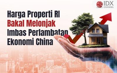 Harga Properti di RI Bakal Melonjak Imbas Perlambatan Ekonomi China. Grafis: Bayu Airlangga