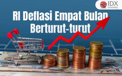Masyarakat Tahan Belanja, RI Deflasi Empat Bulan Berturut-turut. Grafis: Bayu Airlangga
