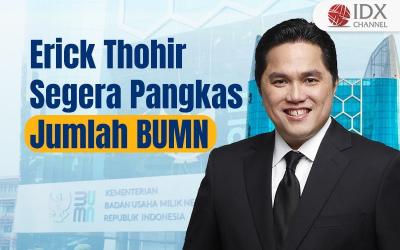 Jadi Menteri Lagi, Erick Thohir Segera Pangkas Jumlah BUMN Jadi 30. Grafis: Bayu Airlangga