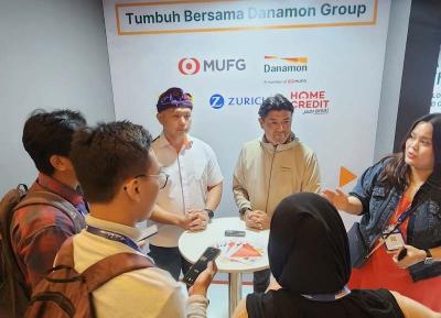 Direktur Global Alliance Strategy PT Bank Danamon Indonesia Tbk Jin Yoshida hadir dalam acara Tech in Asia Conference 2024.