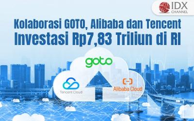 GoTo-Alibaba-Tencent Investasi Rp7,83 Triliun Bangun Pusat Data di RI. Grafis: Bayu Airlkangga 