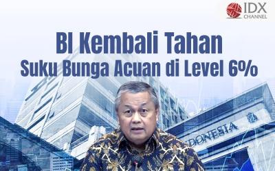BI Kembali Tahan Suku Bunga Acuan di Level 6 Persen. Grafis: Bayu Airlangga