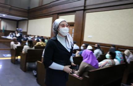Terdakwa mantan Menteri Kelautan dan Perikanan Edhy Prabowo menjalani sidang lanjutan di Pengadilan Tindak Pidana Korupsi Jakarta, Selasa (25/5/2021).