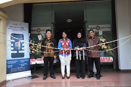 Peresmian kantor cabang MNC Sekuritas Radio Dalam, Jakarta Selatan, Rabu, (21/9/2022).