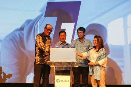 Peluncuran Bluebird Academy di Jakarta, Rabu (7/12/2022).