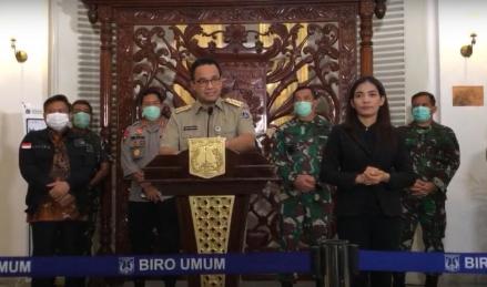 Jakarta Berlakukan PSBB, Efektif Mulai Jumat 10 April. (Foto: Pemprov DKI Jakarta)