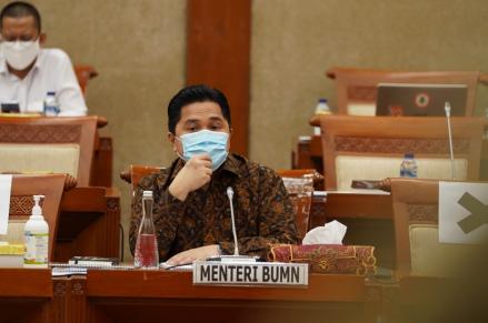 Uji Vaksin Hampir Final, Erick Minta Masyarakat Tetap Waspada. (Foto: Ist)