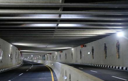 Atasi Kemacetan, Kementerian PUPR Bangun Underpass Bulak Kapal. (Foto ; MNC Media)