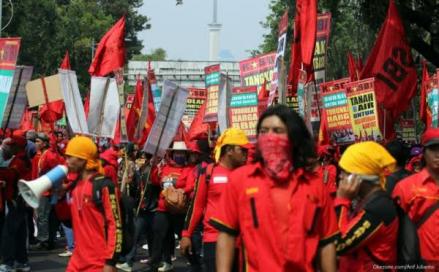 Awas Macet, 4.000 Buruh Bakal Rayakan May Day di Patung Kuda Hari Ini. (Foto Ilustrasi: MNC Media)