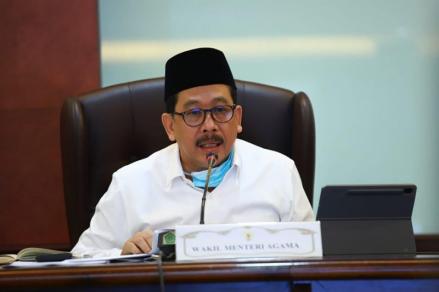 Heboh Pemalsuan QRIS Kotak Amal Masjid, Ini Respons Wamenag. (Foto MNC Media)