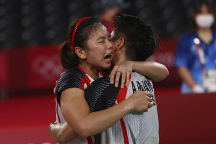 Anggarkan Rp244,7 M, Greysia-Apriyani Beri Emas Pertama Olimpade 2020 untuk RI. (Foto: MNC Media)