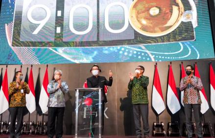BEI Resmikan Pembukaan Perdagangan Anggota Bursa Pertama bjb Sekuritas. (Foto: Bank BJB)