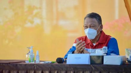 Menteri ESDM Perintahkan Proyek Tiung Biru Segera Salurkan Produksi Gas (FOTO: MNC Media)