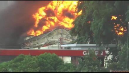 Kebakaran di Kilang Pertamina Cilacap