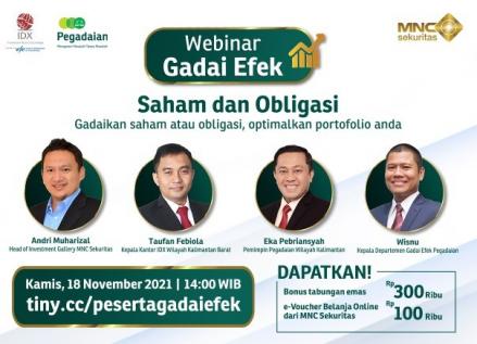 Webinar MNC Sekuritas Bersama Pegadaian