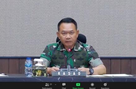 Kasad Dudung Perintahkan Jajarannya Hindari Gaya Hidup Mewah. (Foto: MNC Media)