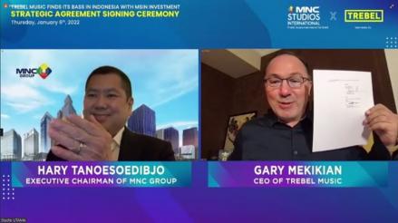 PT MNC Studios International Tbk (MSIN) mengambil langkah positif dengan menandatangani  CSPA dengan TREBEL Music. (Foto:  MNC Media)