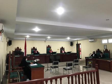 Mantan Business Manager PT Kimia Farma Diagnostika (KFD) Medan-Aceh, Picandi Masco Jaya divonis 10 tahun penjara. (Foto: MNC Media)