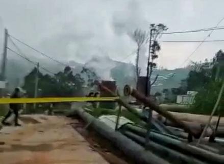 Sumur Bor di PLTP Dieng Meledak, Ratusan Karyawan Geodipa Sesak Nafas. (Foto: MNC Media)