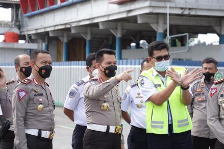 Tinjau Pelabuhan Merak, Kakorlantas: Tak Ada Penyekatan di Mudik Lebaran 2022 (Dok.Ist)