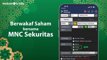 Ini Cara Mudah Berwakaf Saham Melalui MNC Sekuritas (FOTO: MNC Media)