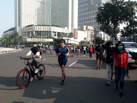 Masih Libur Lebaran 2026, CFD Jakarta Hari Ini Ditiadakan. (Foto iNews Media Group)