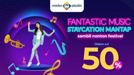 Nikmati Sensasi Menginap di Hotel Dekat Area Festival Musik Bareng Mister Aladin. (Foto: MNC Media)