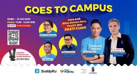Goes To Campus, BuddyKu Ajak Jurnalis Pahami Monetisasi Konten Digital (Foto: MNC Media)
