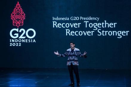 Sandiaga Uno Pastikan Persiapan G20 di Bali Sudah On The Track (Foto: MNC Media).