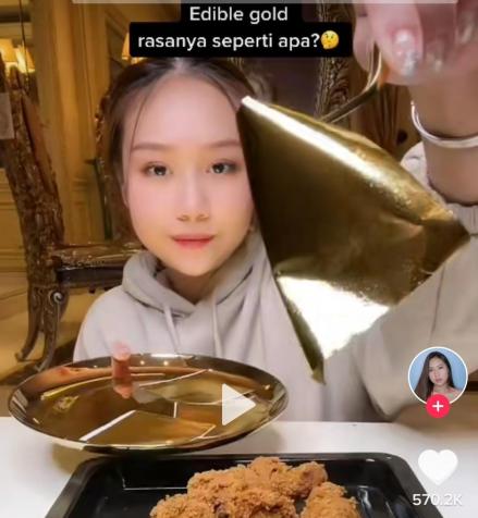 Menu Kuliner Sisca Kohl, Mukbang Emas yang Bikin Kantong Netizen Menjerit