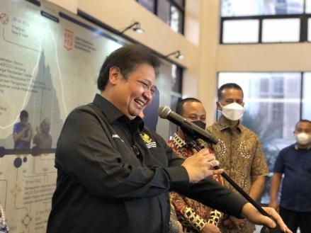 Menko Airlangga Sebut Dana PEN Bakal Berakhir Tahun Ini. (Foto: MNC Media)