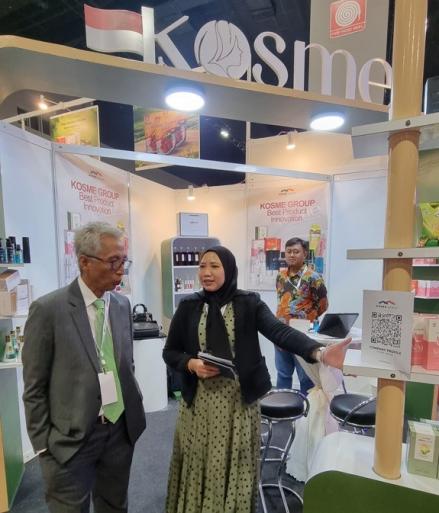 Produk Kecantikan Indonesia Hadir di Malaysia International Halal Showcase 2022 (foto: MNC Media)