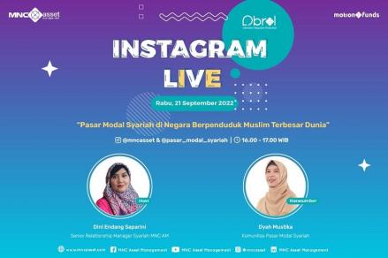 Nonton IG Live Bareng MNC Hari Ini, Bahas soal Pasar Modal Syariah (Foto: MNC Media).