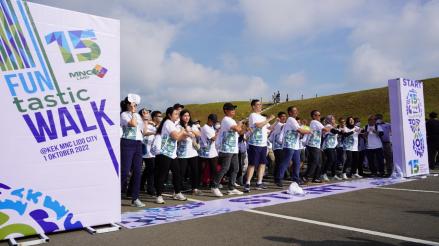 Rayakan HUT ke-15, MNC Land Gelar Fun Walk dan Employee Gathering di KEK MNC Lido City (Dok.MNC)