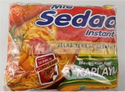 Setelah Korean Spicy, Kini Giliran Mie Sedaap Rasa Soto dan Kari Ditarik Singapura. (Foto: website sfa.gov.sg).