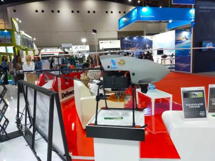 Senjata Drone Rakitan Anak Bangsa Mejeng di Indo Defence Expo 2022 (Foto: MNC Media)