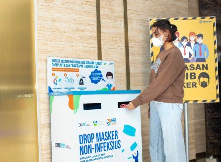 Limbah Masker Butuh 300 Tahun untuk Terurai, BRI Peduli Mengubah Jadi Pot Tanaman. (Foto: Bank BRI/Adv)